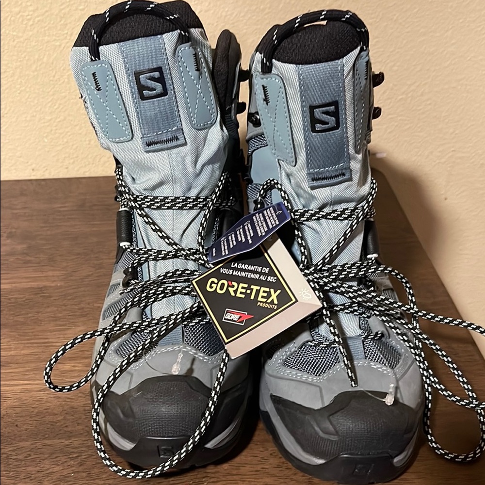 Salomon Gray and Black Winter Boots with Gore-Tex